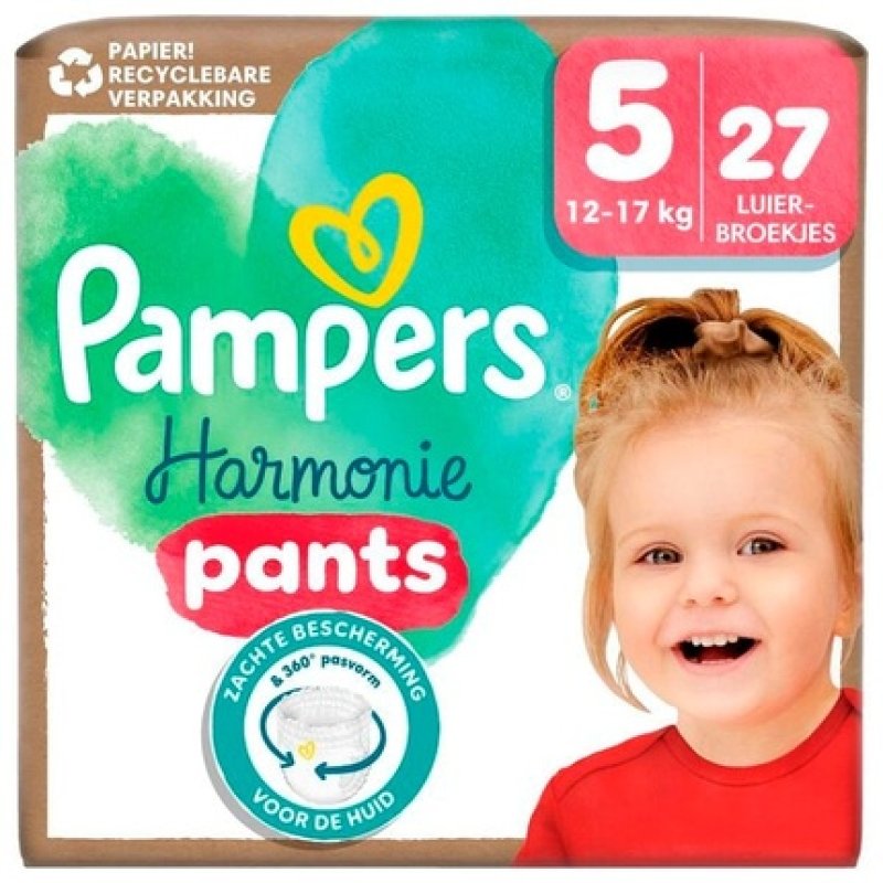 Pampers Harmonie Pants Size 5 27 Diapers 1217 Kg