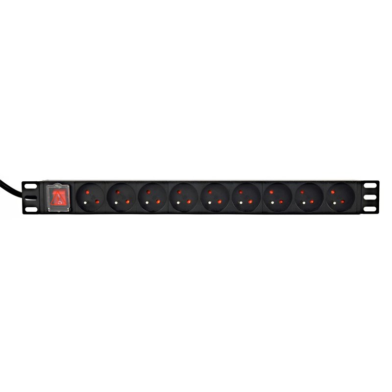 Gembird *Rack power strip PDU 9xFR 1U 16A F