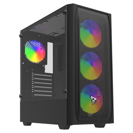Savio Noctis Flow RGB Cube Noir