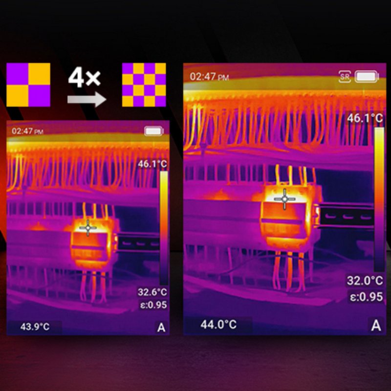 Guide Sensmart E3 thermal imaging camera Graphite 256 x 192 pixels Built-in display LCD 640 x 480 pixels