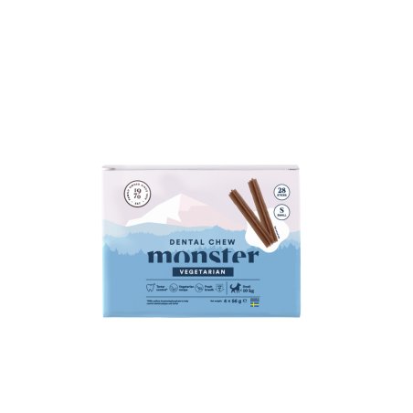 Monster Pet Food - Dog Dental Chew Vegetarian - Small - 224 g