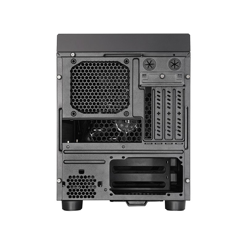 Chieftec CI 03B OP Cube Gehäuse USB 3.2 Type C schwarz