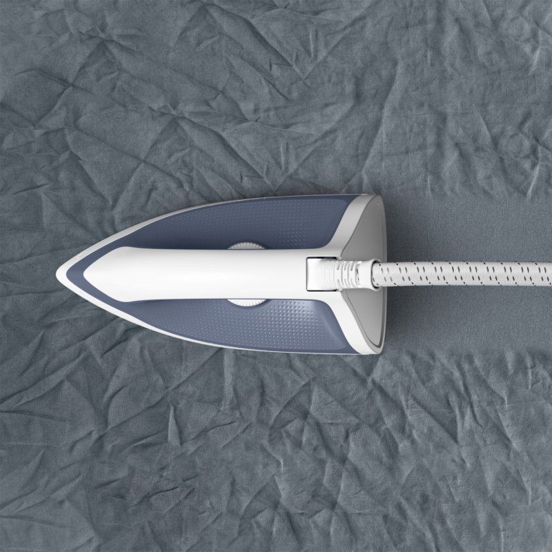 Tefal Express Optimal SV4110 2200 W 1,2 L Ceramic Express Glide Bleu, Blanc