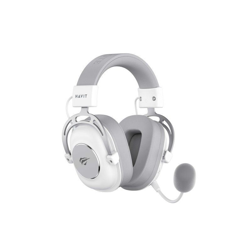 Havit H2002YG (White and grey) Casques Avec fil &sans fil Arceau Gaming Bluetooth Gris, Blanc