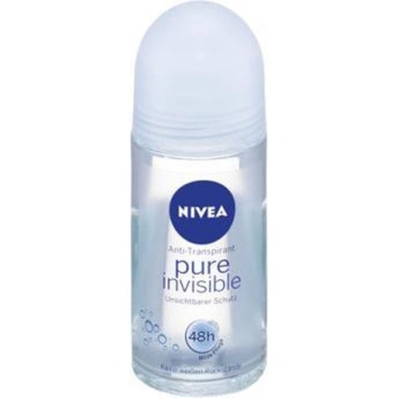 Nivea Deodorant - Roll-On Pure Invisible 50 Ml