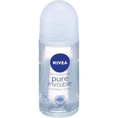 Nivea Deodorant - Roll-On Pure Invisible 50 Ml