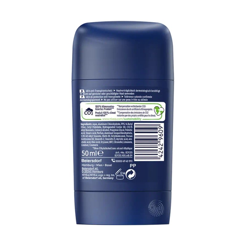 NIVEA Men Dry Impact Hommes Déodorant stick 50 ml 1 pièce(s)