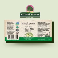 Nature's Answer 100% Pure Organic Tea Tree Essential Oil 0.50 Ounce