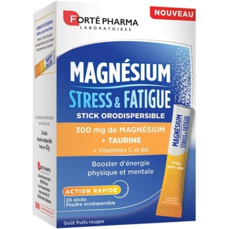 Fort Pharma Magnesium Stress & Fatigue Sticks for Physical Performance