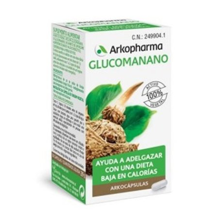 Arkopharma Arkocaps Glucomannan 50 Capsules - Dietary Supplement For Weight Management