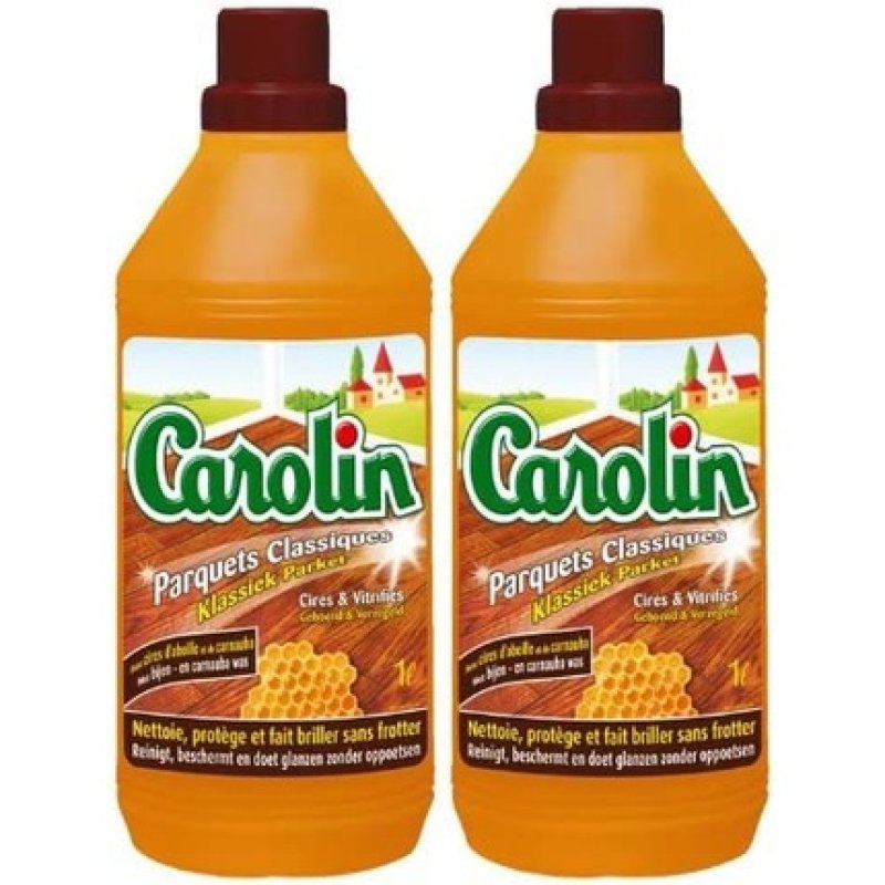 Carolin Parquet Cleaning Agent with Beeswax and Carnauba 1L