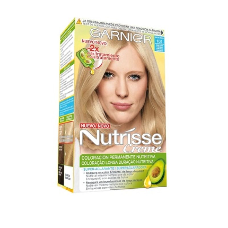 Garnier Nutrisse Crème Nourishing Color 101 Platinum Ash Blonde