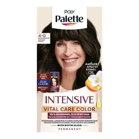 Vitalcare Poly Palette Vital Care 4-0 Dark Brown 115 Ml Hair Color