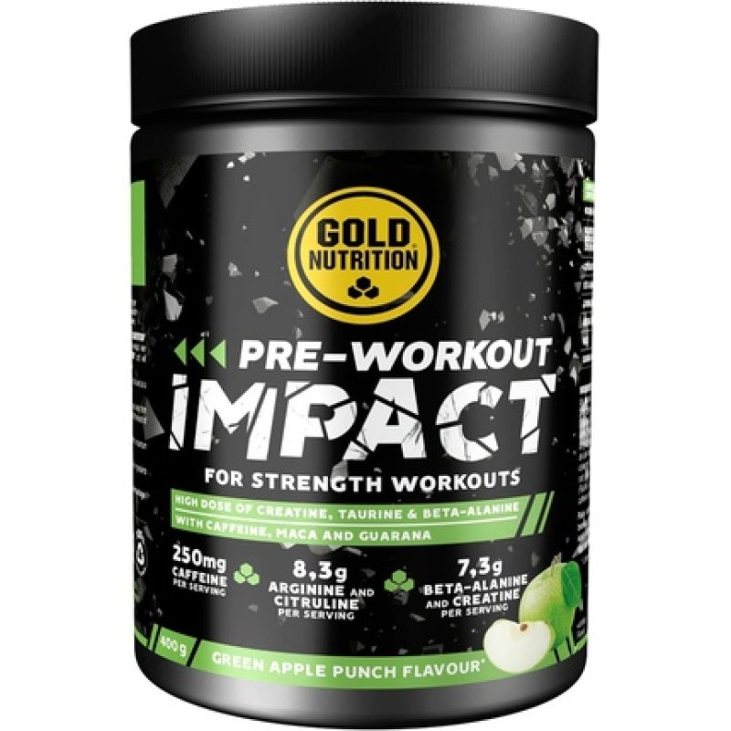 Goldnutrition Impact Pre-Workout 400g Apple Flavor