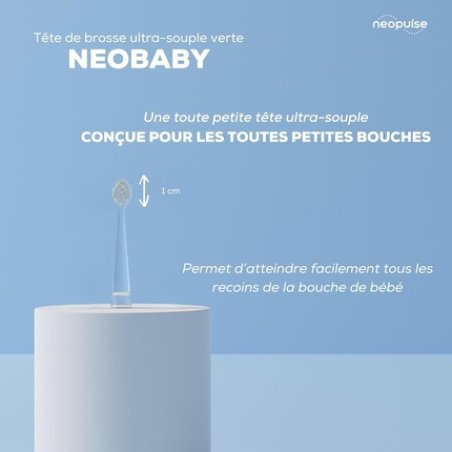 Neopulse Ultrasoft Nylon Brush Heads Refills for Neobaby Sonic