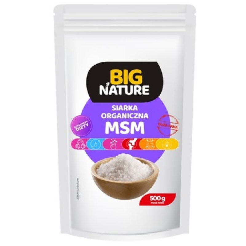 Big Nature Msm Organic Sulfur Dietary Supplement 500g