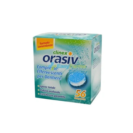 Fagit Orasiv Clinex Effervescent Tablets For Dentures - 56 Tablets