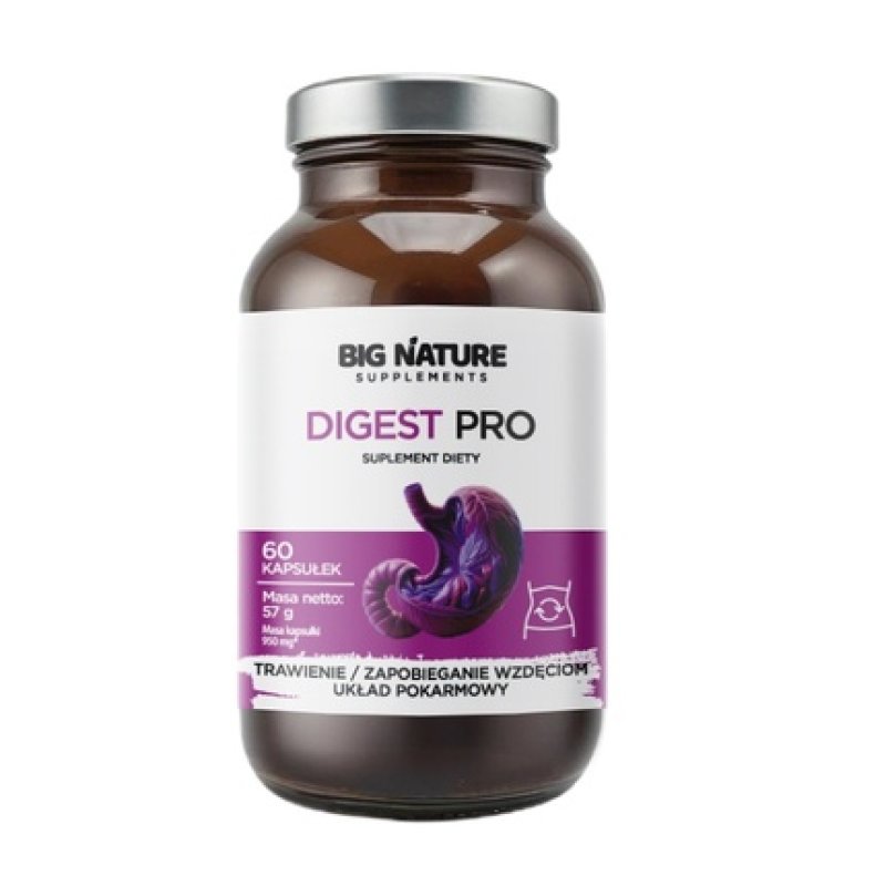 Big Nature Digest Pro Dietary Supplement 60 Capsules