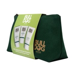Bulldog Skincare Men's Toiletry Bag with Facial Cleanser 150ml