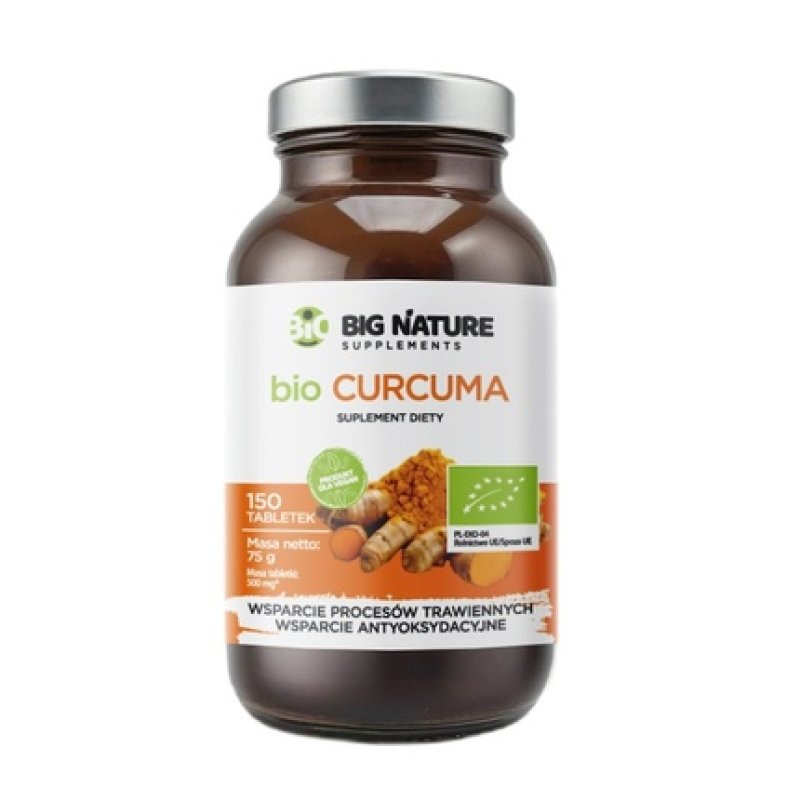 Big Nature Curcuma Piperine Dietary Supplement 150 Pieces