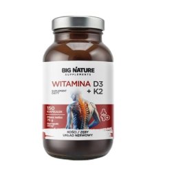 Big Nature D3 K2 Dietary Supplement 150 Capsules