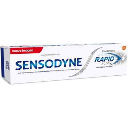 Sensodyne Rapid Action Whitening Toothpaste for Sensitive Teeth 75ml