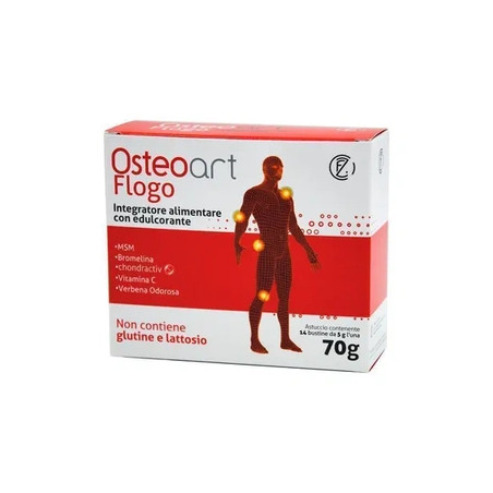 Farmaczabban Spa Osteoart Flogo Supplement For Bones And Joints 14 Sachets