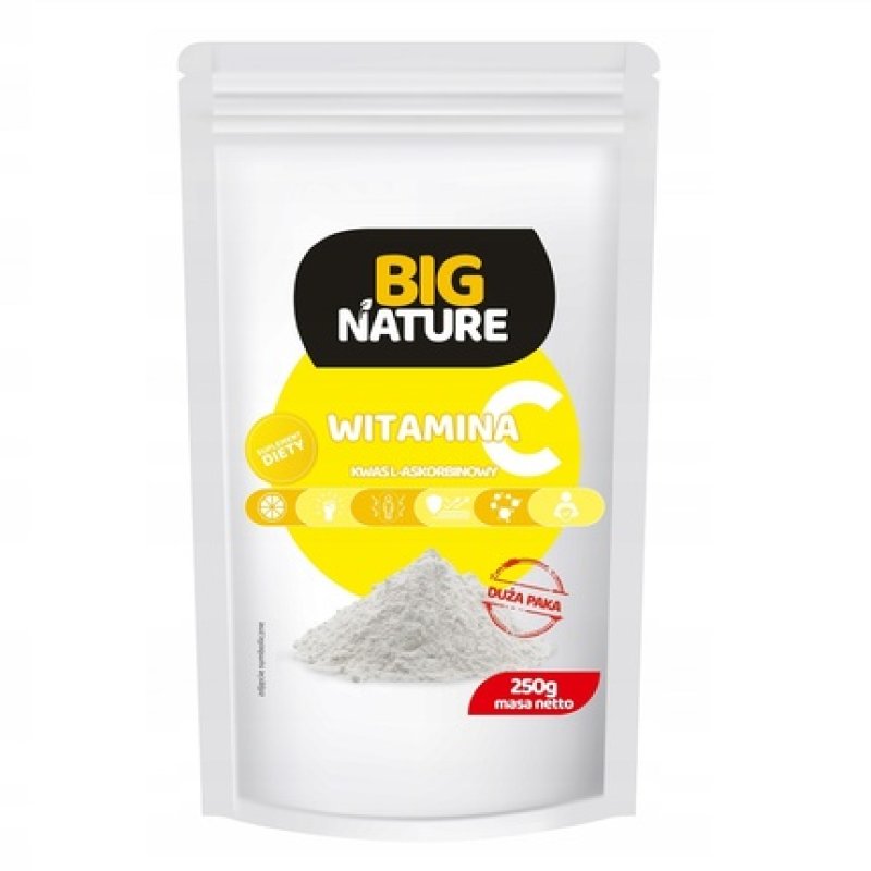 Big Nature Vitamin C Lascorbic Acid Dietary Supplement 250g