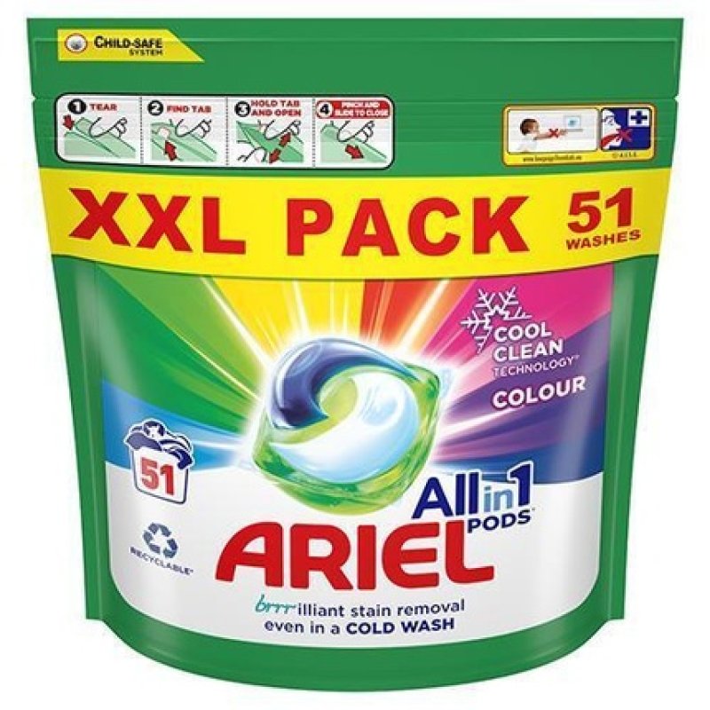 Ariel All-In-1 Pods Colours 51 Washes