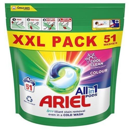 Ariel All-In-1 Pods Colours 51 Washes