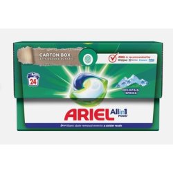 Ariel Mountain Spring All-in-1 Laundry Pods 24 Capsules 468g/16.5oz