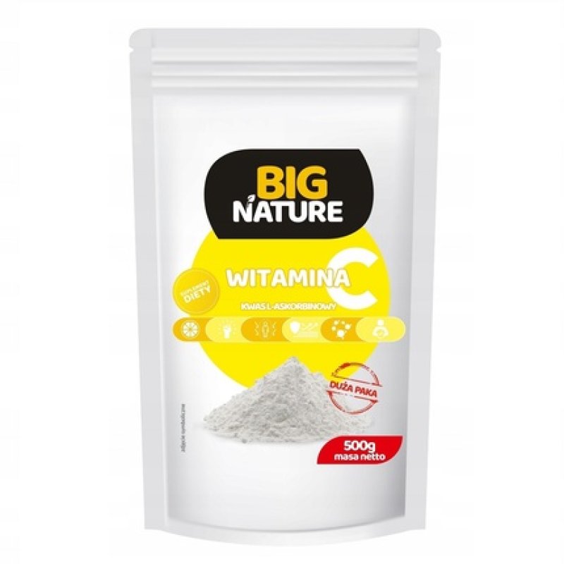 Big Nature Vitamin C Lascorbic Acid Dietary Supplement 500g