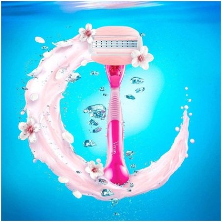 Gillette Venus Comfortglide Spa Breeze Women's Razor with Razor Gel Cushions for Skin Protection and 3 Razor Blades