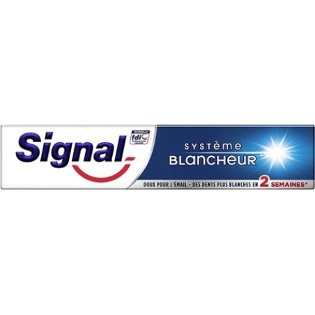 Signal Dentifrice Système Blancheur Natural Whitening Remineralizing Toothpaste 75ml Tube