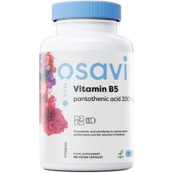 Osavi Vitamin B5 Pantothenic Acid 200mg 180 Vegan Capsules