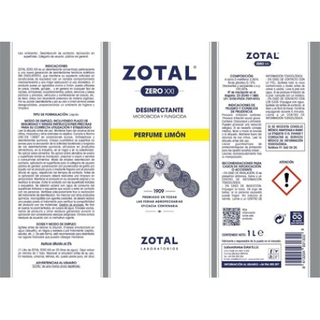 Desinfectante Zero Fragrance Lemon