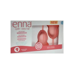 Enna Cycle Easy Menstrual Cup Size L with 2 Baskets, Sterilizer, and Transport Box