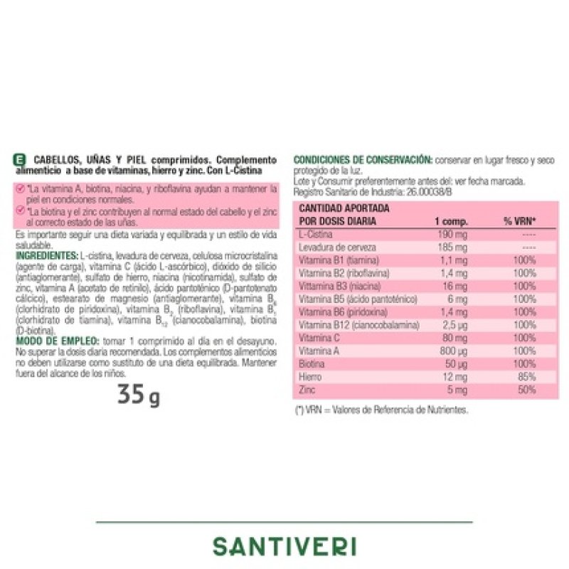 Santiveri Hair Multivigor 33g