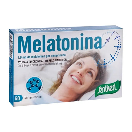 Santiveri Melatonin 60 Tablets Sleep Aid Supplement