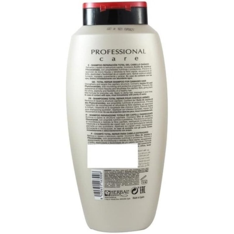 Herbal Professional Care Total Shampoo 750ml