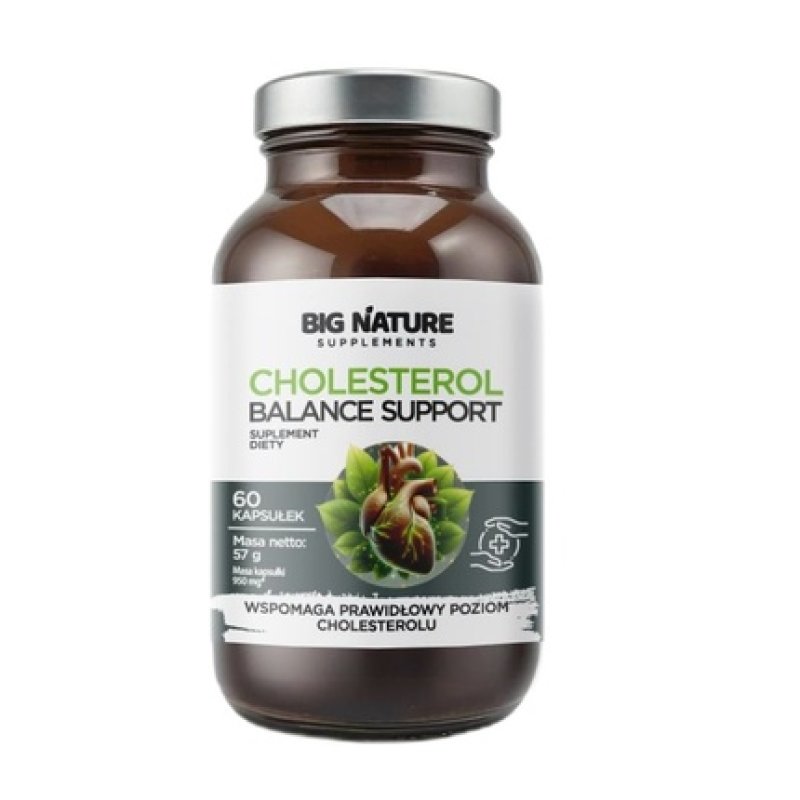 Big Nature Cholesterol Balance Support Dietary Supplement 60 Capsules