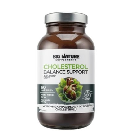Big Nature Cholesterol Balance Support Dietary Supplement 60 Capsules