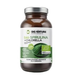 Big Nature Spirulina Chlorella Dietary Supplement 200 Tablets