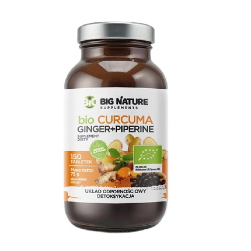 Big Nature Curcuma Dietary Supplement 150 Tablets