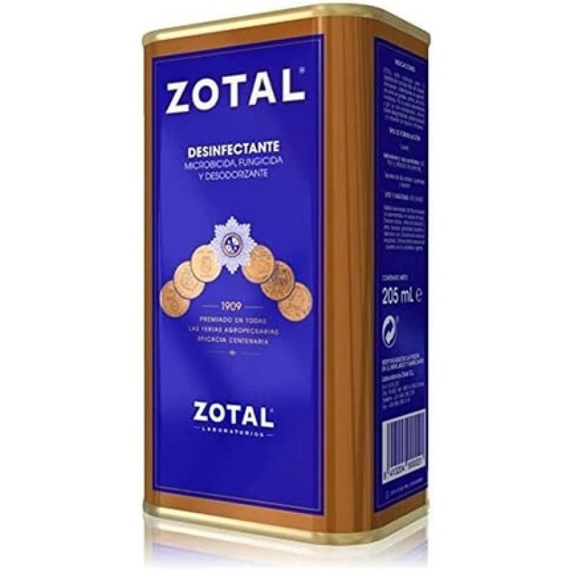 Zotal Disinfectant, Fungicide And Deodorizer 205 Ml