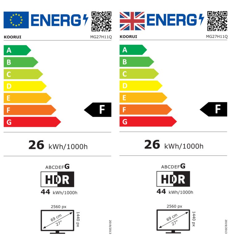 KOORUI G2721P QHD Gaming Monitor 68,6 cm (27 Zoll)