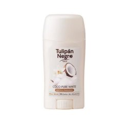Tulipan Negro Coco Pure White Deodorant Stick Deep Hydrate Exotic Cool Scent 50ml