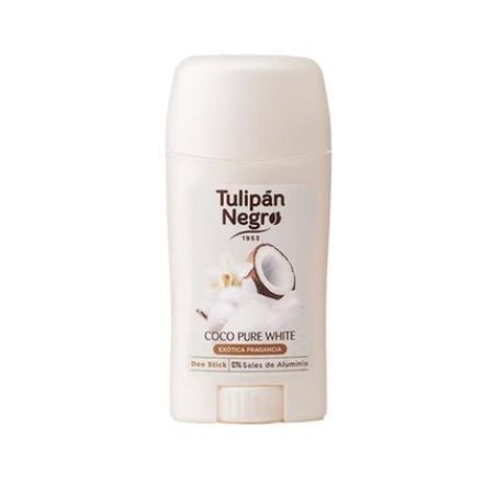 Tulipan Negro Coco Pure White Deodorant Stick Deep Hydrate Exotic Cool Scent 50ml