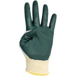 Beholi 48663 Nitrile Glove with Holder Green Size M