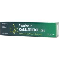 AI Valdispro Cannabidiol CBD Cream 60ml Relief and Wellness